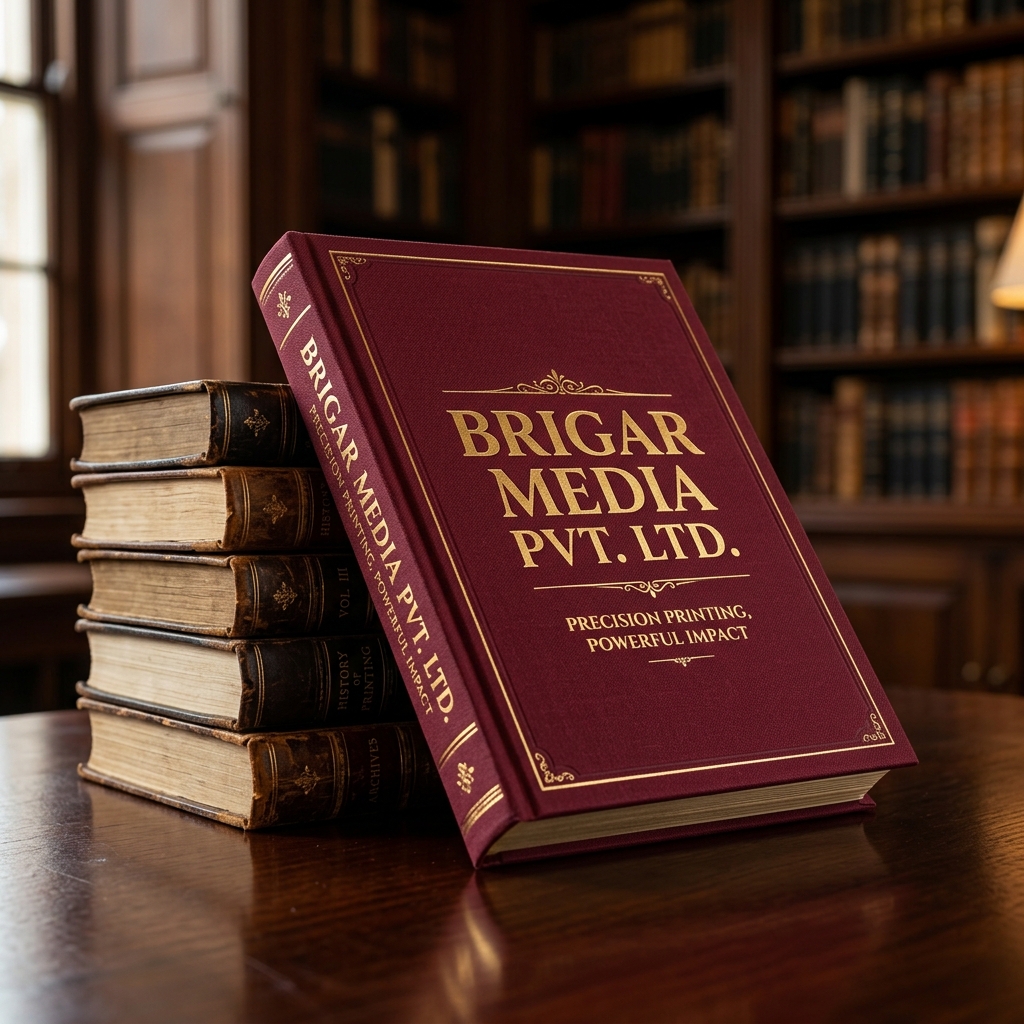 Luxury Hardbound Book Mockup - Precision Printing, Powerful Impact