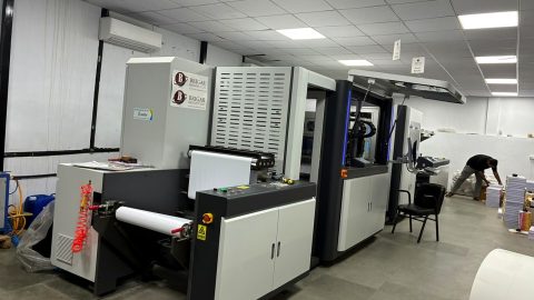 Industrial Book Production Line Floor at Brigar Media